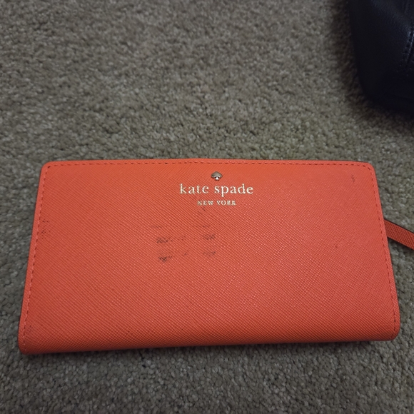 kate spade Handbags - Kate Spade Orange Wallet